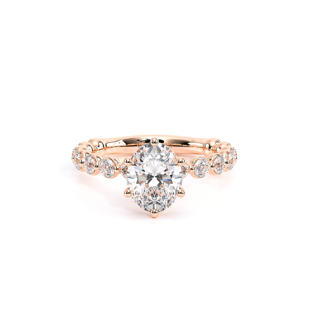 Renaissance-989OV25-14K Rose Gold Oval