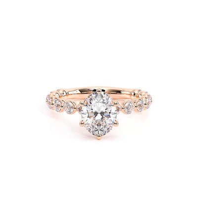 Renaissance-989OV25-18K Rose Gold Oval