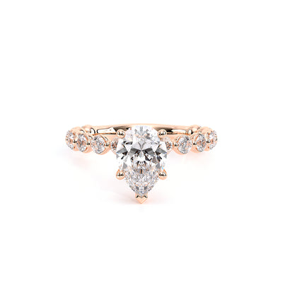Renaissance-989PS25-14K Rose Gold Pear