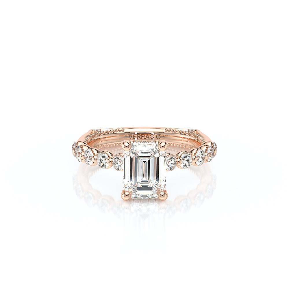 Vanguard-2201EM-18K Rose Gold Emerald