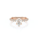 Vanguard-2201PS-18K Rose Gold Pear