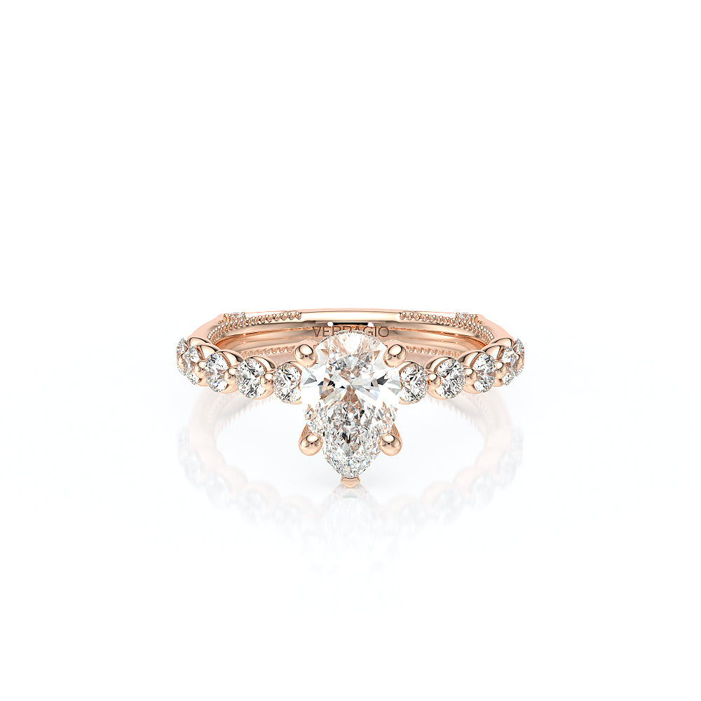 Vanguard-2201PS-18K Rose Gold Pear