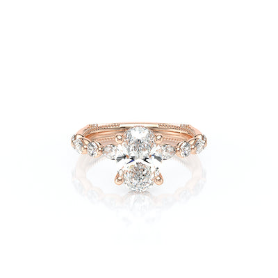Vanguard-2202OV-14K Rose Gold Oval
