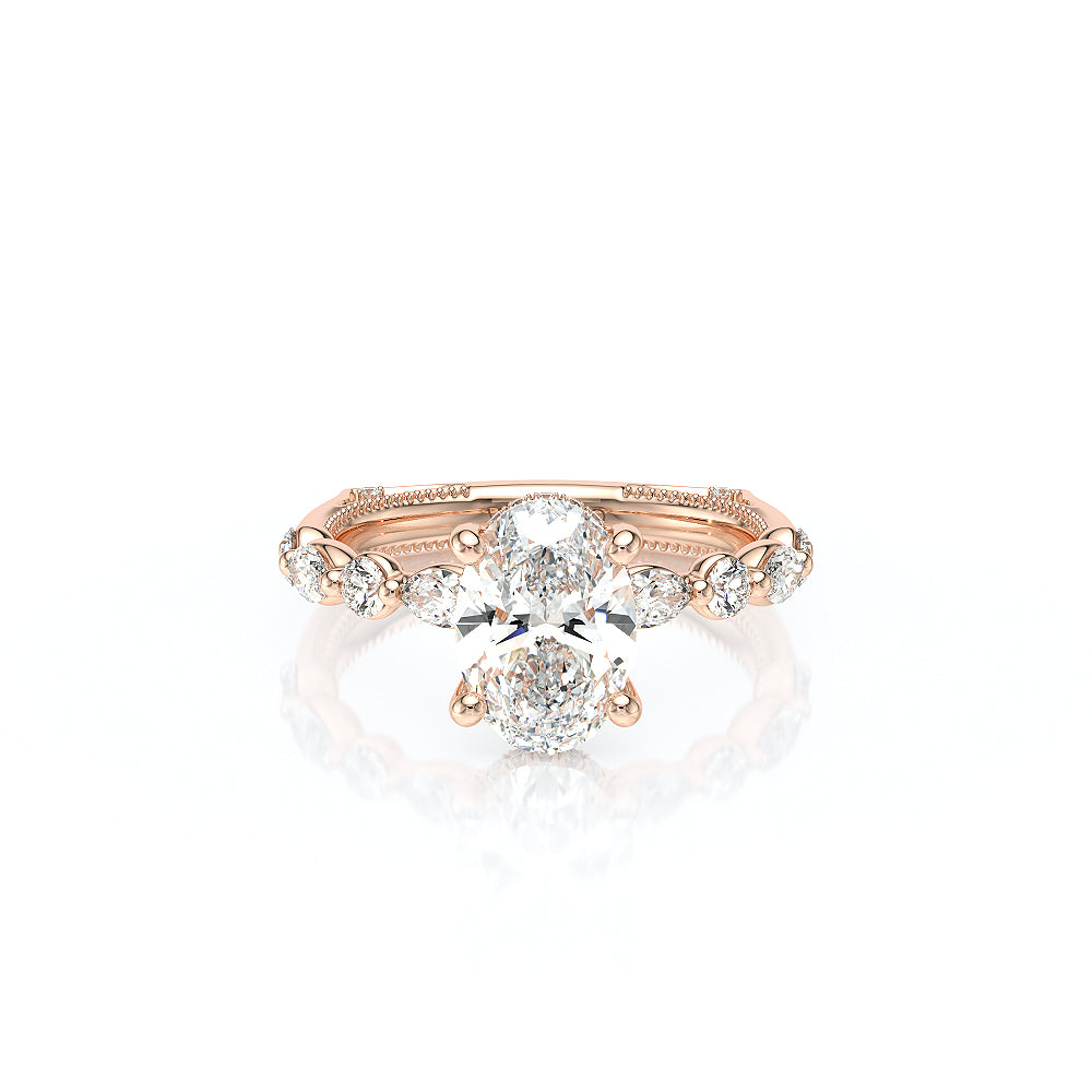 Vanguard-2202OV-18K Rose Gold Oval