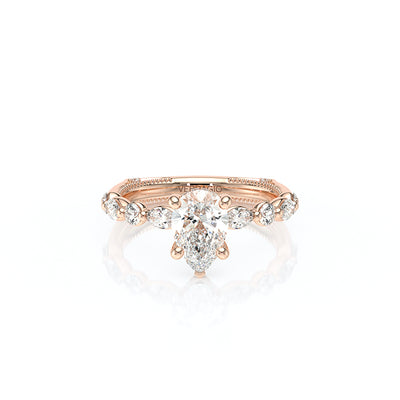 Vanguard-2202PS-18K Rose Gold Pear