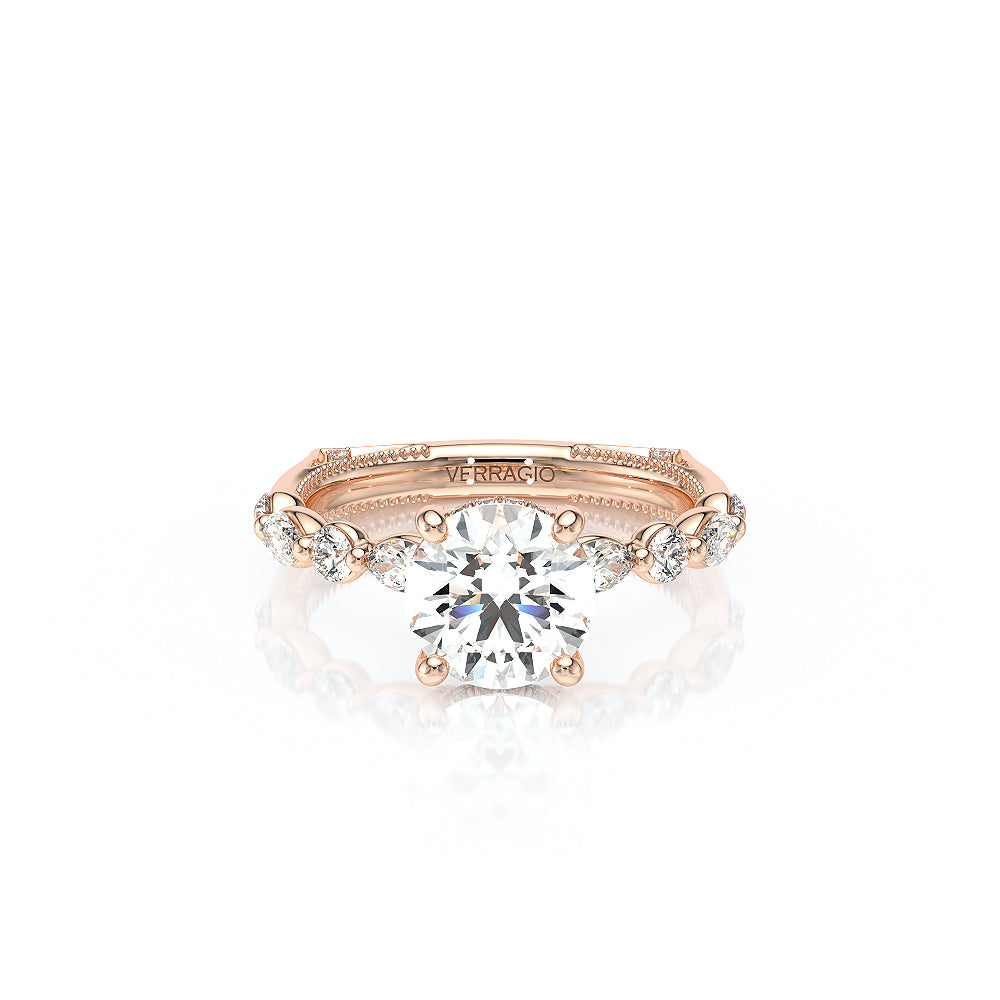 Vanguard-2202R-14K Rose Gold Round