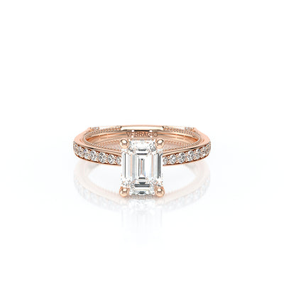 Vanguard-2203EM-18K Rose Gold Emerald
