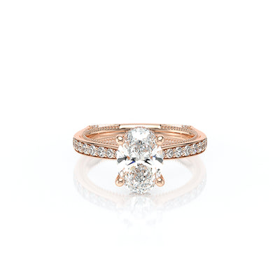 Vanguard-2203OV-14K Rose Gold Oval