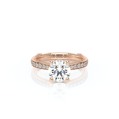 Vanguard-2203R-14K Rose Gold Round
