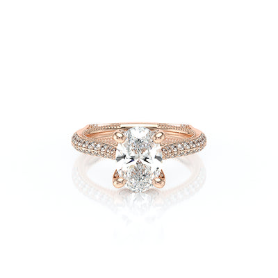 Vanguard-2204OV-18K Rose Gold Oval