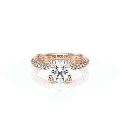 Vanguard-2204R-14K Rose Gold Round