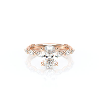 Vanguard-2205ov-14k Rose Gold Oval