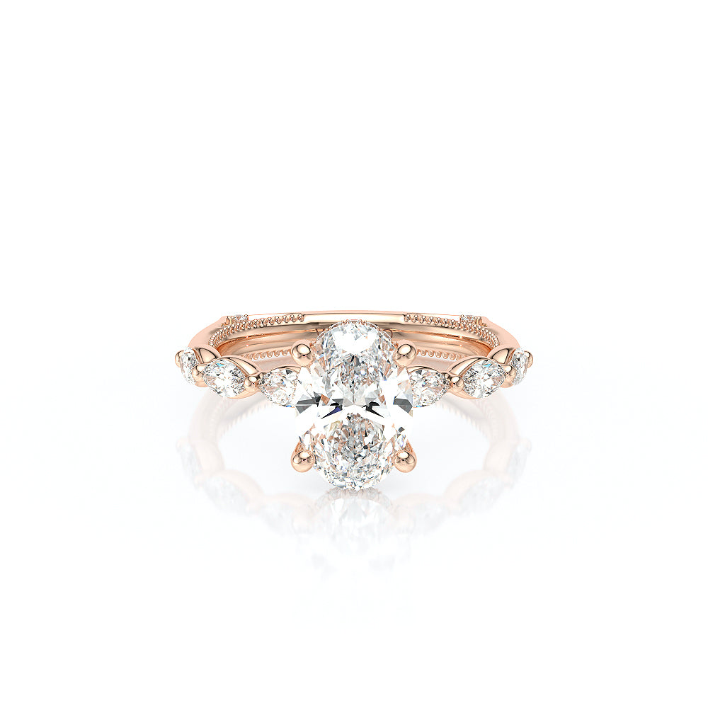 Vanguard-2205ov-18k Rose Gold Oval