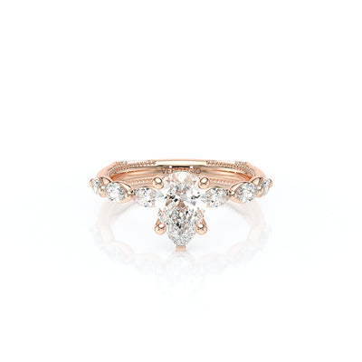 Vanguard-2205ps-14k Rose Gold Pear
