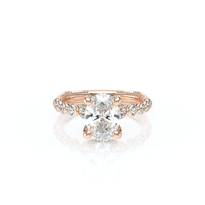 Vanguard-2206OV-14K Rose Gold Oval