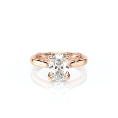 Vanguard-2207OV-S-18K Rose Gold Oval
