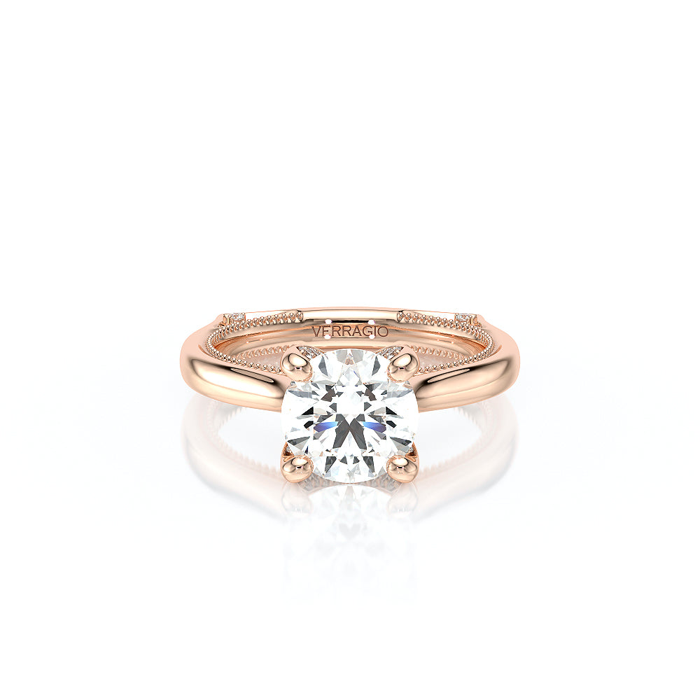 Vanguard-2207r-S-14k Rose Gold Round
