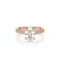 Vanguard-2208OV-14K Rose Gold Oval