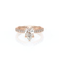 Vanguard-2208PS-18K Rose Gold Pear