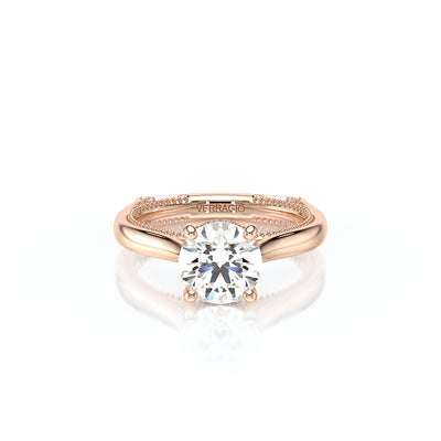 Vanguard-2208r-S-14k Rose Gold Round