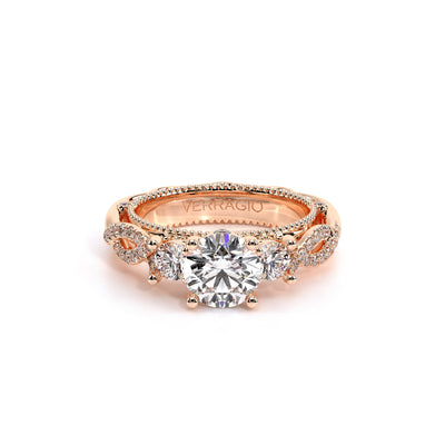 Venetian-5013r-14k Rose Gold Round