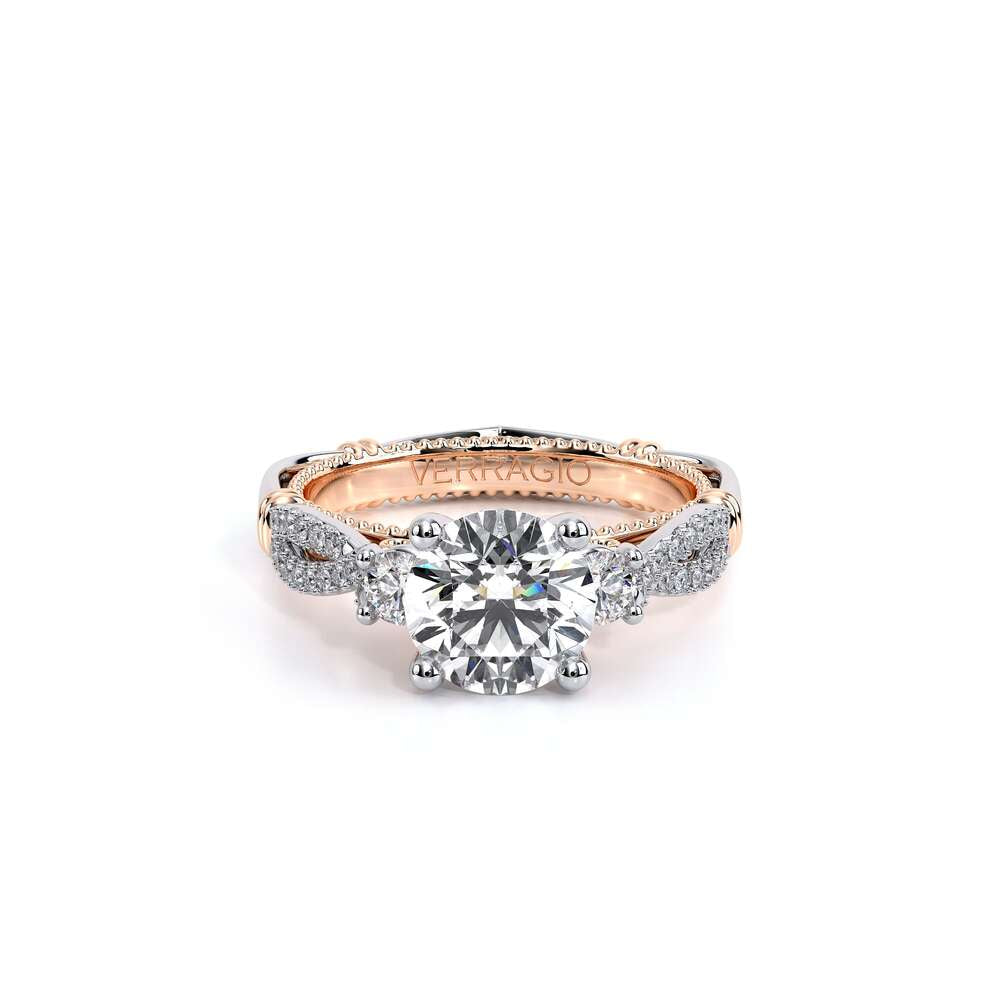 Parisian-129r-14k Two Tone Round