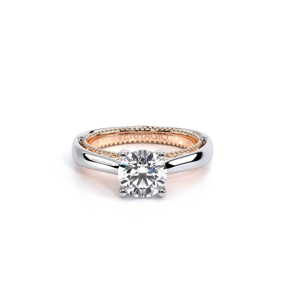 Venetian-5047r-14k Two Tone Round