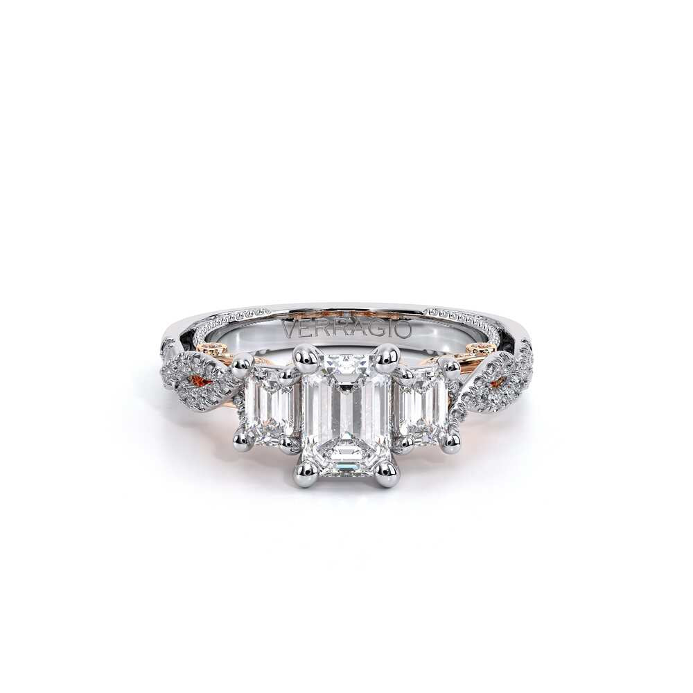 Insignia-7074em-14k Two Tone Emerald