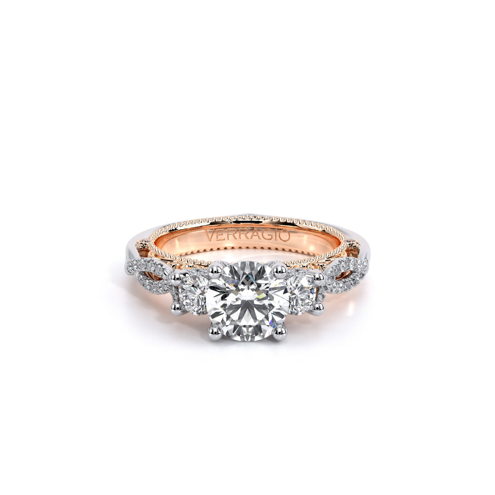 Venetian-5079r-14k Two Tone Round