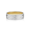 Vw 7013 14K Two Tone White Gold Yellow Gold