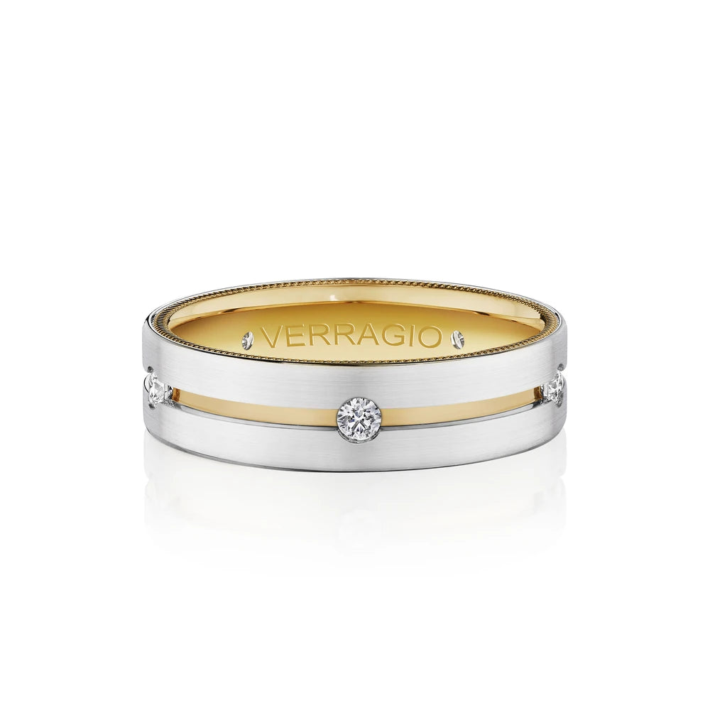 Vwd 6921 14K Two Tone White Gold Yellow Gold