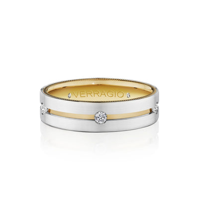 Vwd 6921 14K Two Tone White Gold Yellow Gold