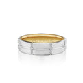 Vwd 6927 14K Two Tone White Gold Yellow Gold