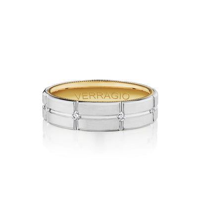 Vwd 6927 14K Two Tone White Gold Yellow Gold
