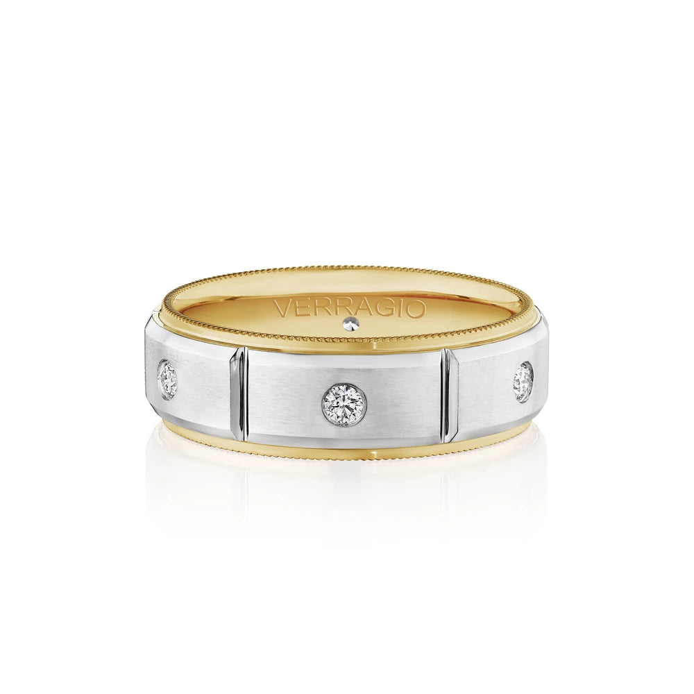 Vwd 7912 14K Two Tone White Gold Yellow Gold