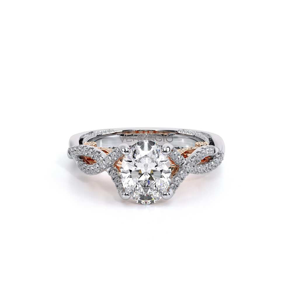 Insignia-7060ov-14k Two Tone Oval