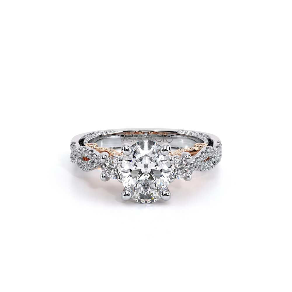 Insignia-7074ov-14k Two Tone Oval
