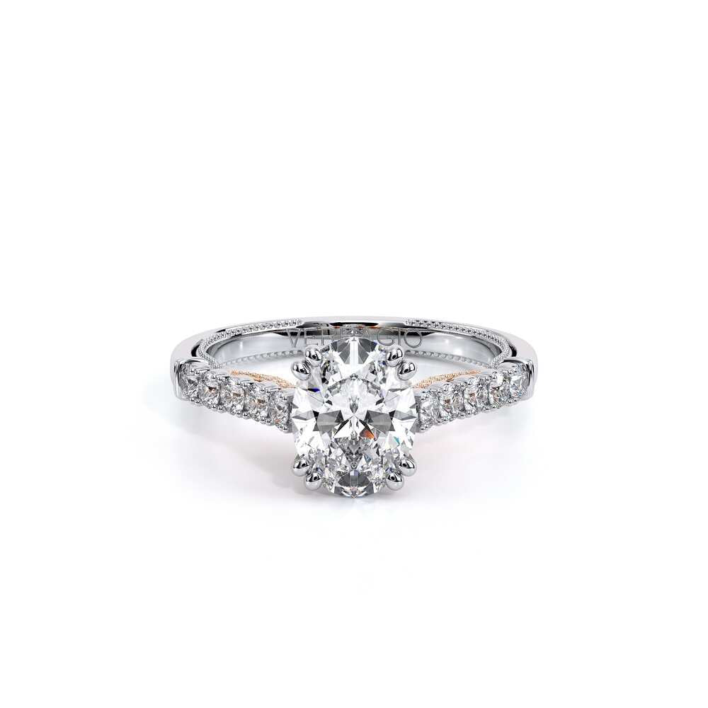 Insignia-7097ov-14k Two Tone Oval
