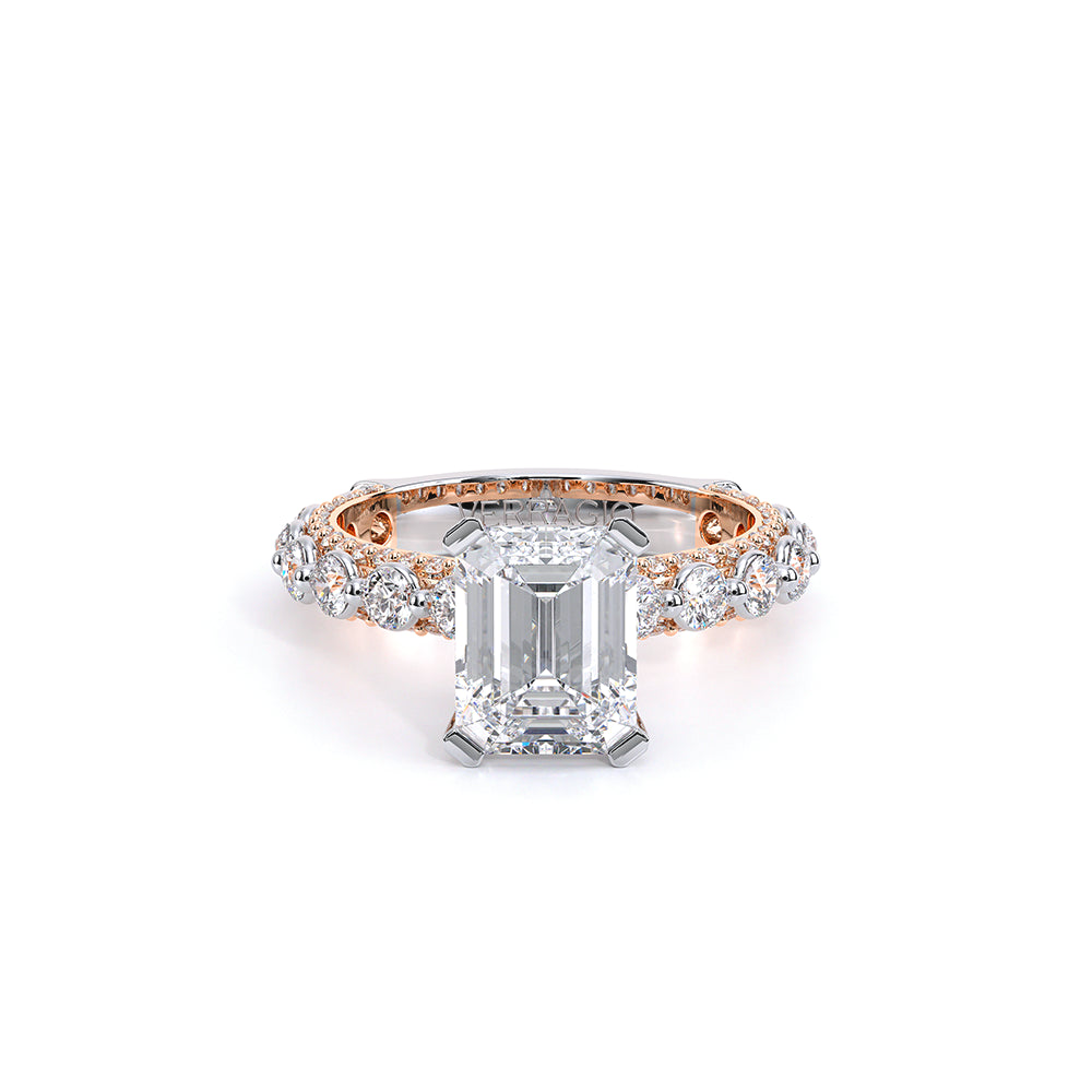 Couture-0488EM25-14K Two Tone Emerald