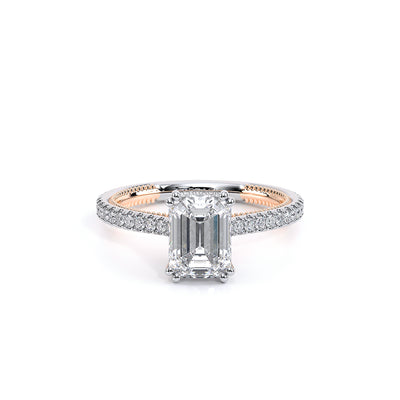 Renaissance-992EM13-18K Two Tone Emerald