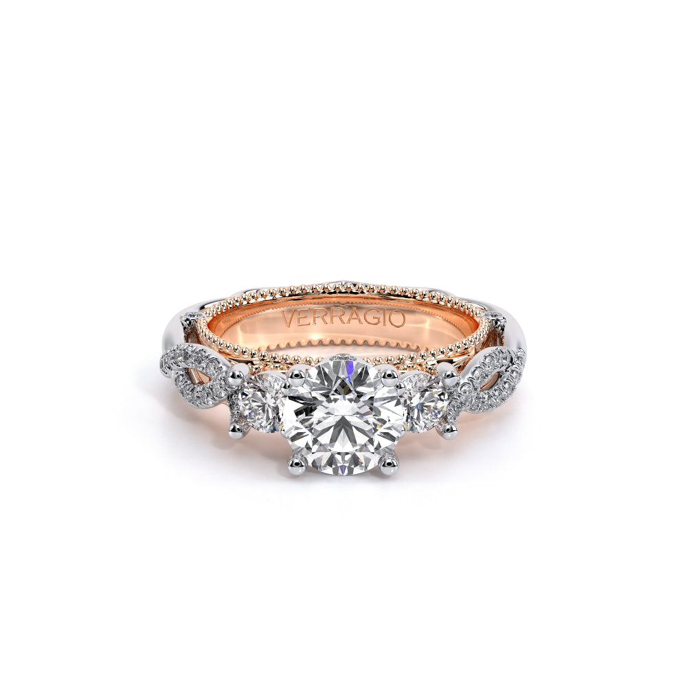 Venetian-5013r-14k Two Tone Round