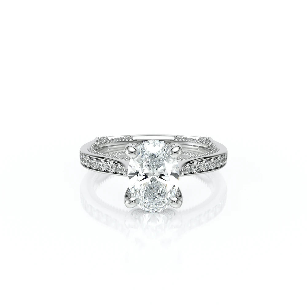 Vanguard-2207OV-18K White Gold Oval
