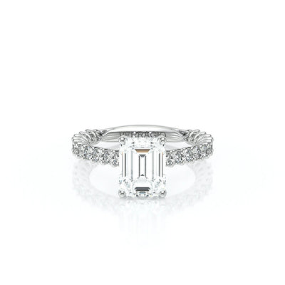 Lumino 801Emd4 20 18K White Gold Emerald