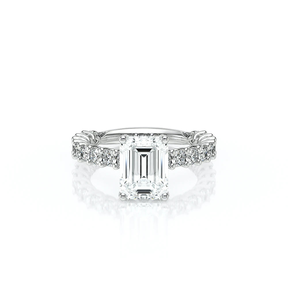 Lumino 801Emd4 25 18K White Gold Emerald