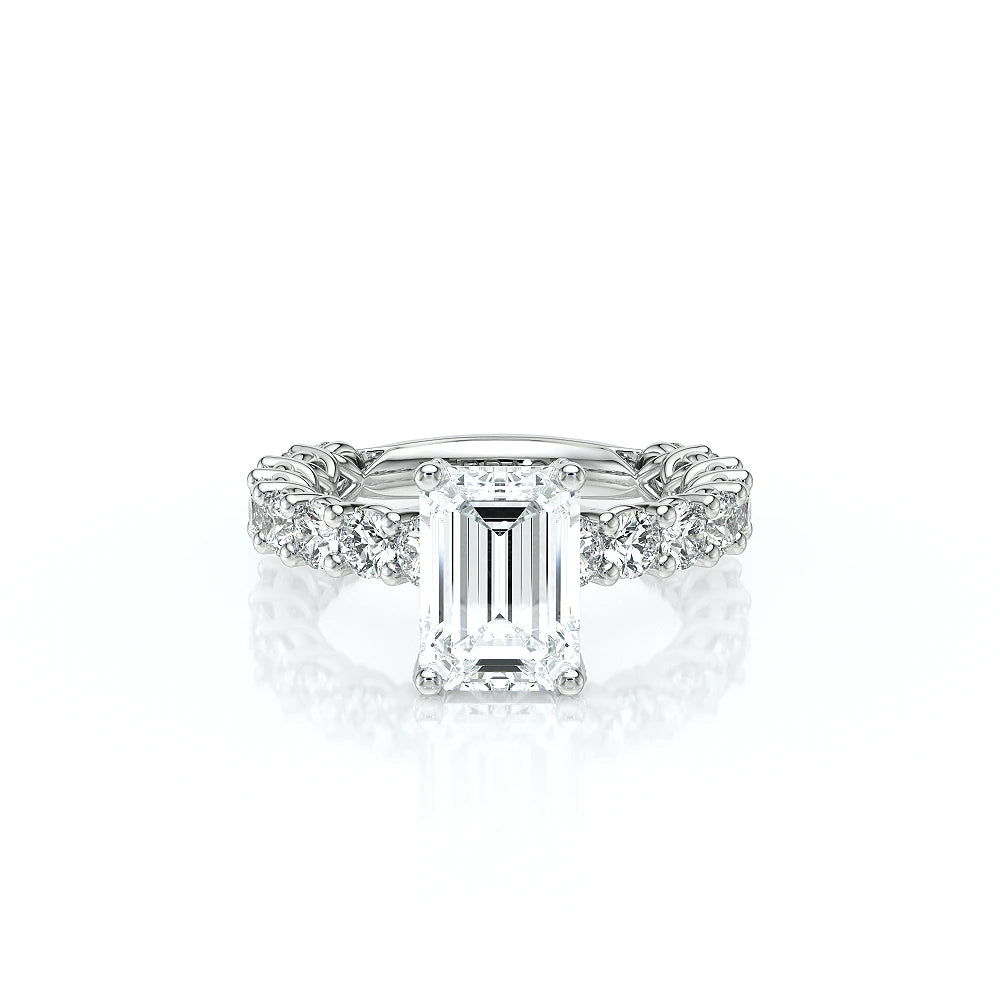 Lumino 801Emd4 30 14K White Gold Emerald