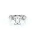 Lumino 801Emd4 35 14K White Gold Emerald