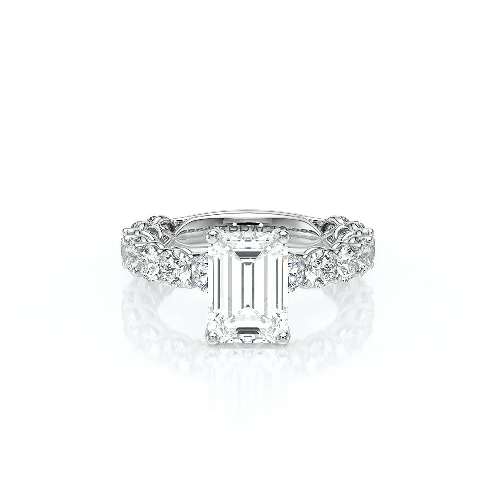 Lumino 801Emd4 35 18K White Gold Emerald