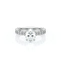 Lumino 801Ovd4 25 18K White Gold Oval