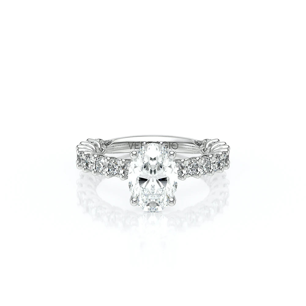 Lumino 801Ovd4 25 18K White Gold Oval