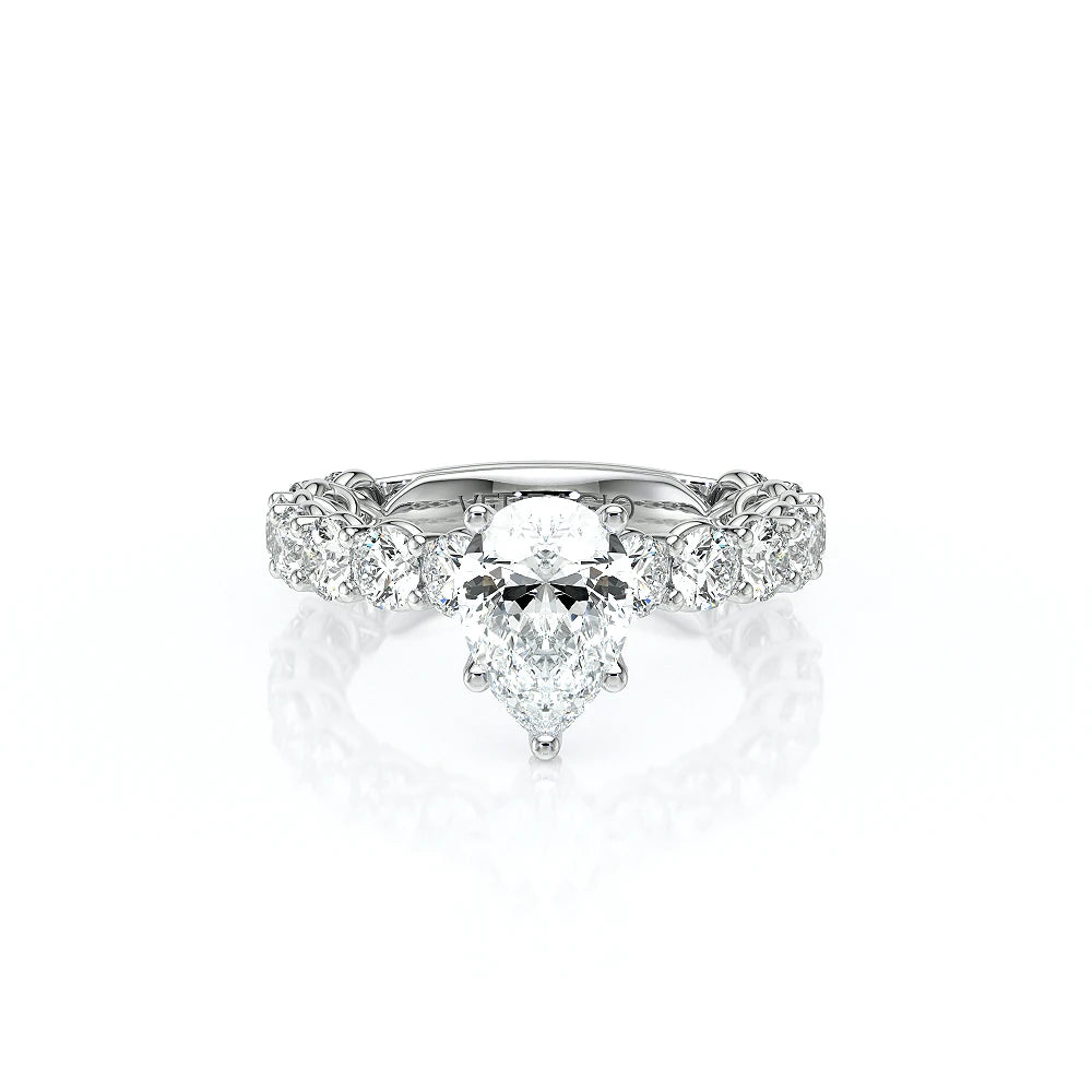 Lumino 801Psd4 35 14K White Gold Pear